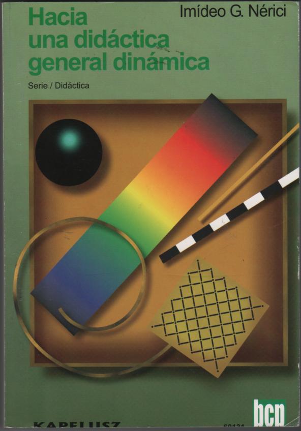 hacia una didactica general dinamica imideo g nerici